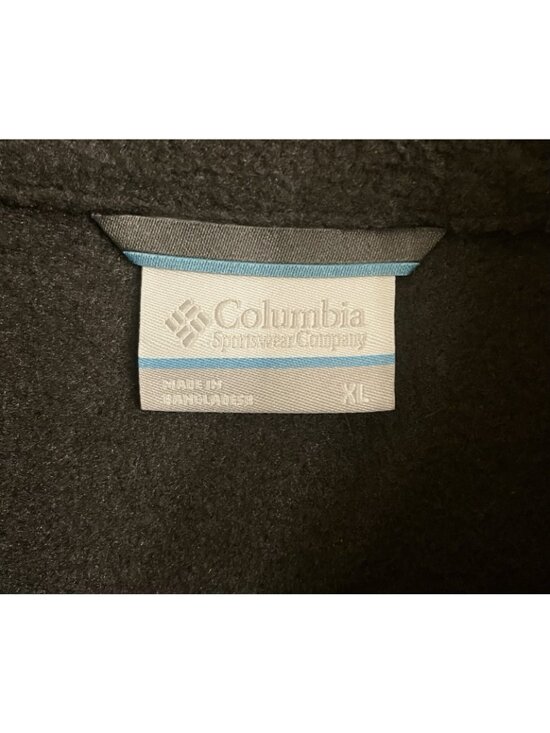 Columbia Men's XL Steens Mountain Full Zip Fleece Jacket Charcoal / Black - Picture 3 of 14